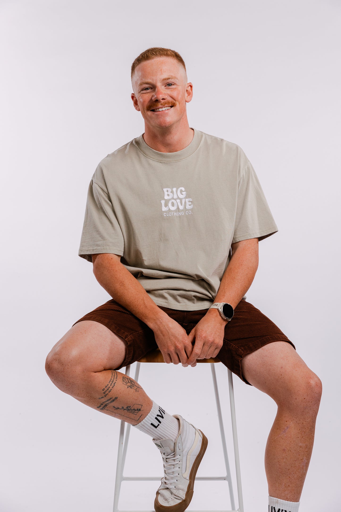 O.G "Just By You Breathing" Oversized Tee