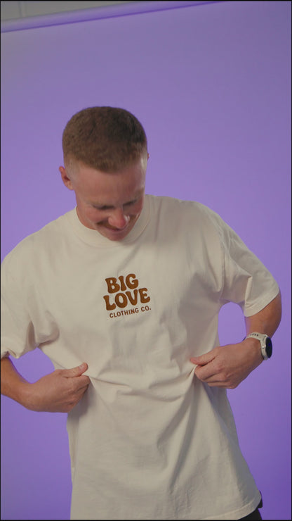 O.G "Just By You Breathing" Oversized Tee
